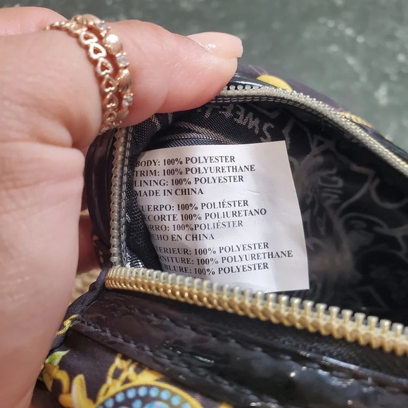 Betsey Johnson Floral Cosmetic Bag - Picture 6 of 8